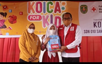Photo of KOICA for Kids PMI Kutim Bagikan Materi Edukit untuk Murid SDN 010